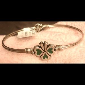 Luca and Danni Lucky Shamrock Bracelet NWT